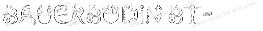 bauerbodin bt字体转换